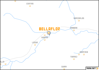 map of Bella Flor