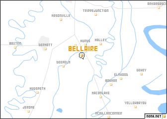map of Bellaire