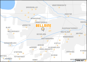 map of Bellaire