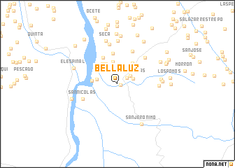 map of Bella Luz