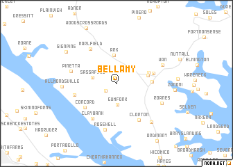 map of Bellamy