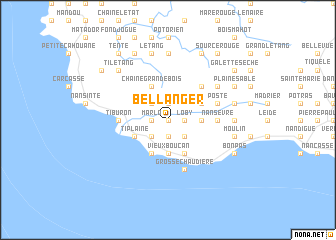 map of Bellanger