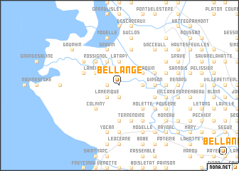 map of Bellangé