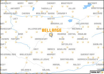 map of Bellange