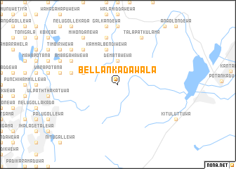 map of Bellankadawala