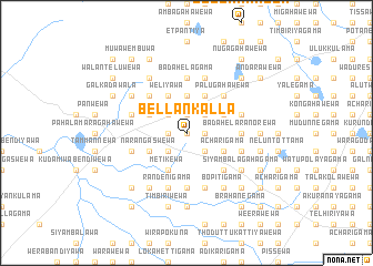 map of Bellankalla