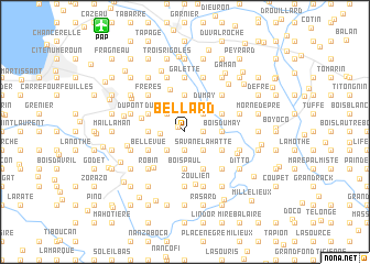 map of Bellard