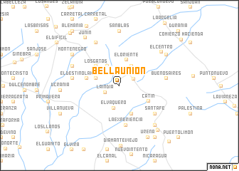 map of Bella Unión