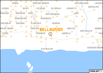map of Bella Unión