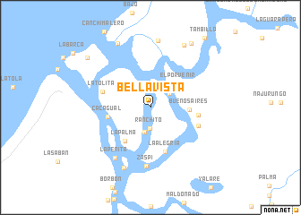 map of Bellavista