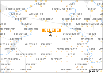 map of Belleben
