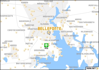 map of Bellefonte