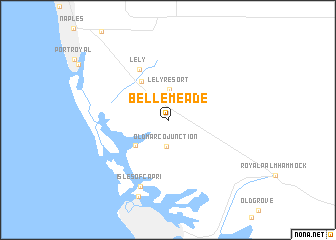 map of Belle Meade