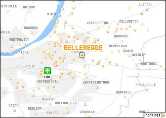 map of Bellemeade