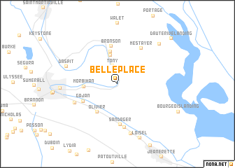 map of Belle Place