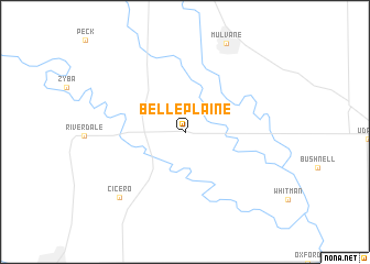map of Belle Plaine