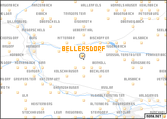 map of Bellersdorf