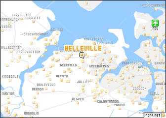 map of Belleville