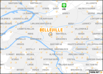 map of Belleville