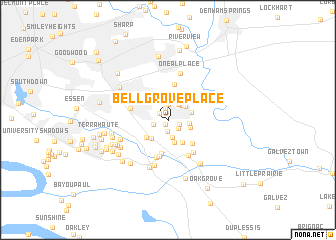 map of Bell Grove Place