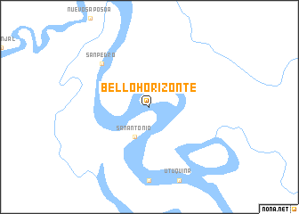 map of Bello Horizonte