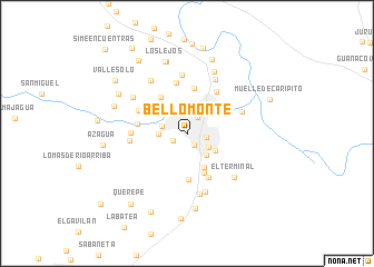 map of Bello Monte