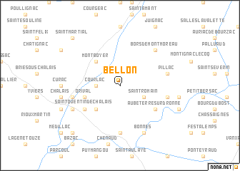 map of Bellon