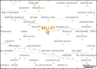 map of Bellot