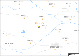 map of Bells