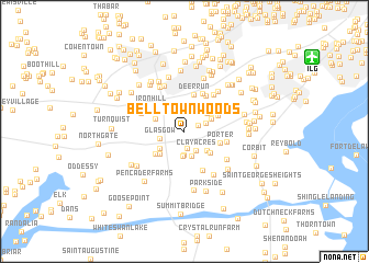 map of Belltown Woods