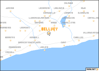 map of Bellvey