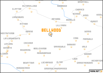 map of Bellwood