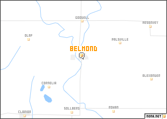 map of Belmond