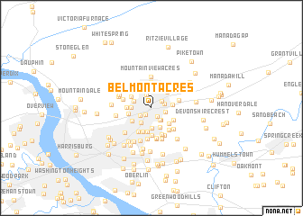 map of Belmont Acres