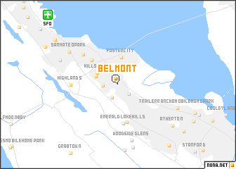 map of Belmont