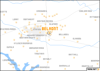 map of Belmont