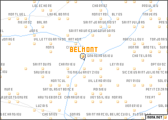 map of Belmont