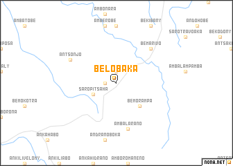 map of Belobaka