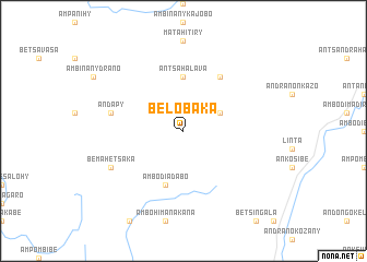 map of Belobaka
