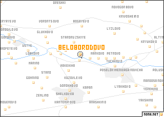 map of Beloborodovo