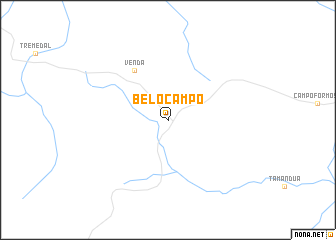 map of Belo Campo