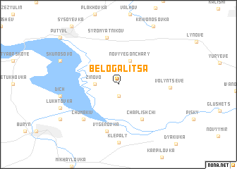 map of Belogalitsa