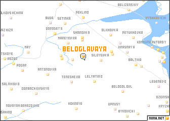 map of Beloglavaya