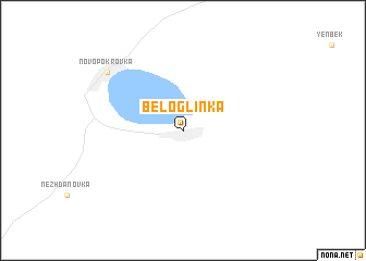 map of Beloglinka