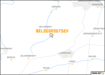 map of Belogorodtsev