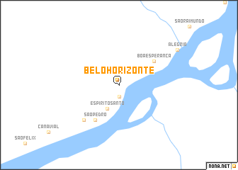 map of Belo Horizonte