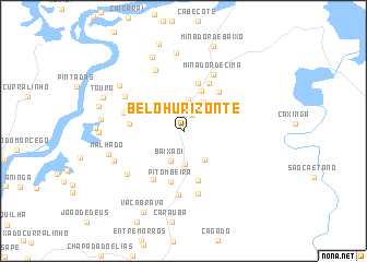 map of Belo Hurizonte