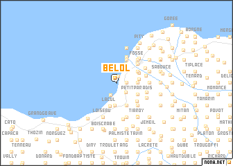 map of Belol