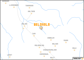 map of Belomala