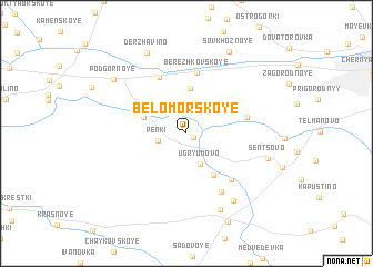 map of Belomorskoye